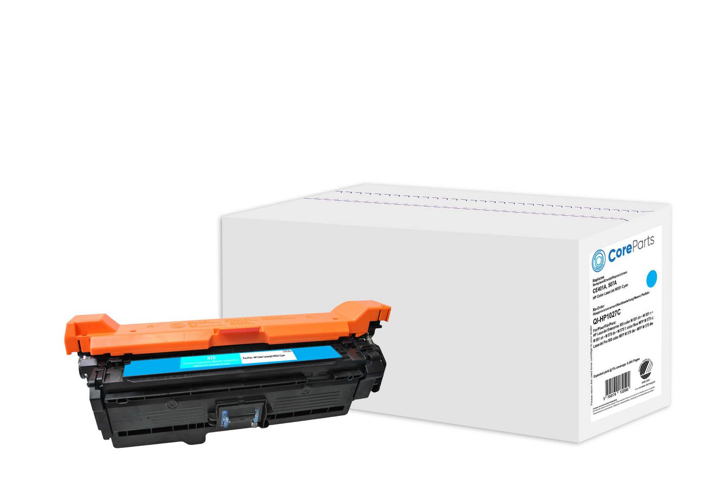 CoreParts CE402A Cyan Toner – Kompatibel – 6'000 Seiten – für HP LaserJet M551