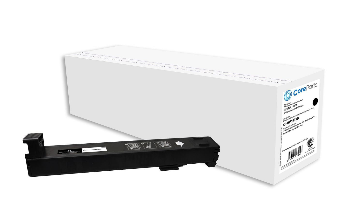 CoreParts 300A (CF300A) Schwarzer Toner – Kompatibel – 29'500 Seiten – für HP LaserJet M880 (827A)