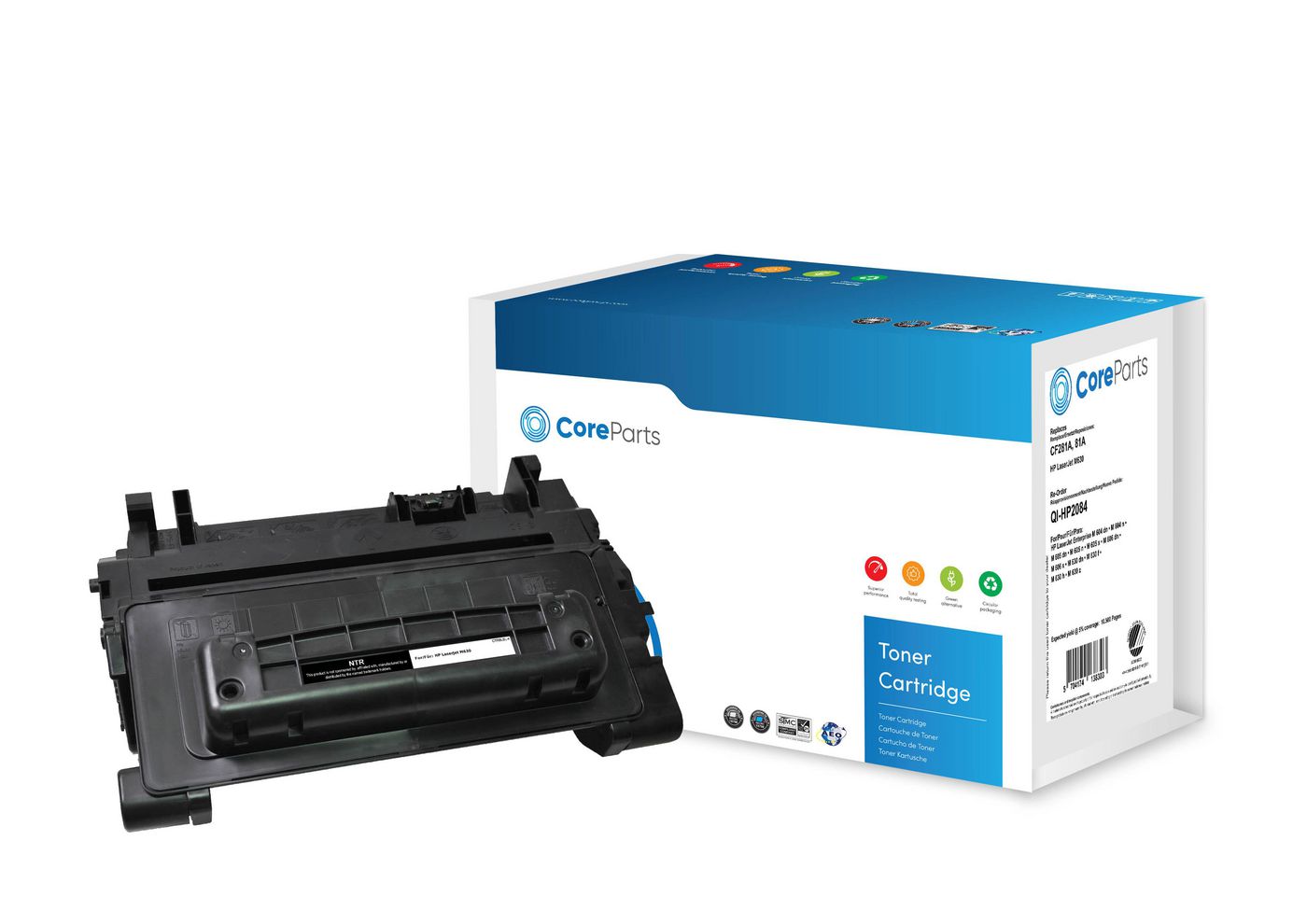 CoreParts CF281A Schwarz Toner – Kompatibel – 10'500 Seiten – für HP LaserJet M630