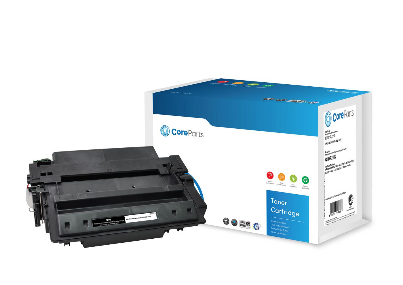 CoreParts Toner Q7551X (51X) High Yield