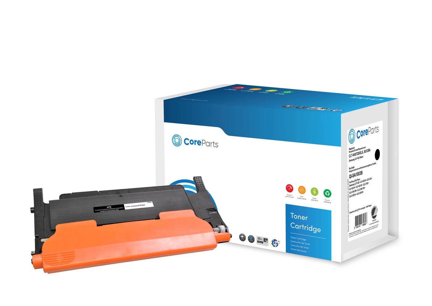 CoreParts K4072S (CLT-K4072S/ELS) Schwarzer Toner – Kompatibel – 1'500 Seiten – für Samsung CLP-325