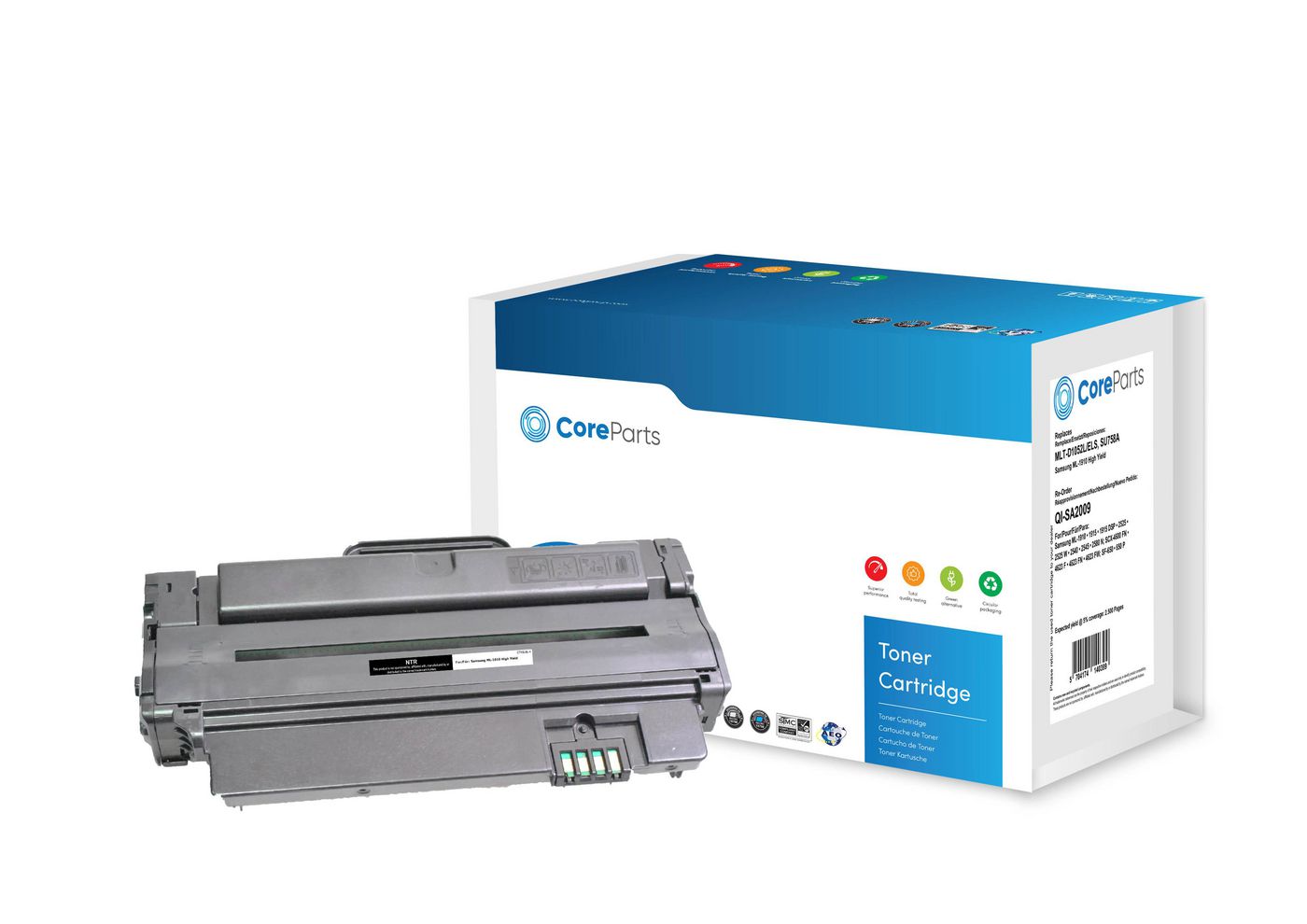 CoreParts MLT-D1052L/ELS Schwarzer Toner – Kompatibel XL – 2'500 Seiten – für Samsung ML-1910