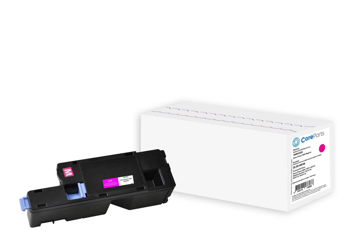 CoreParts 106R01628 (APTX1628E) Magenta Toner – kompatibel – 1'000 Seiten – für Xerox Phaser 6000