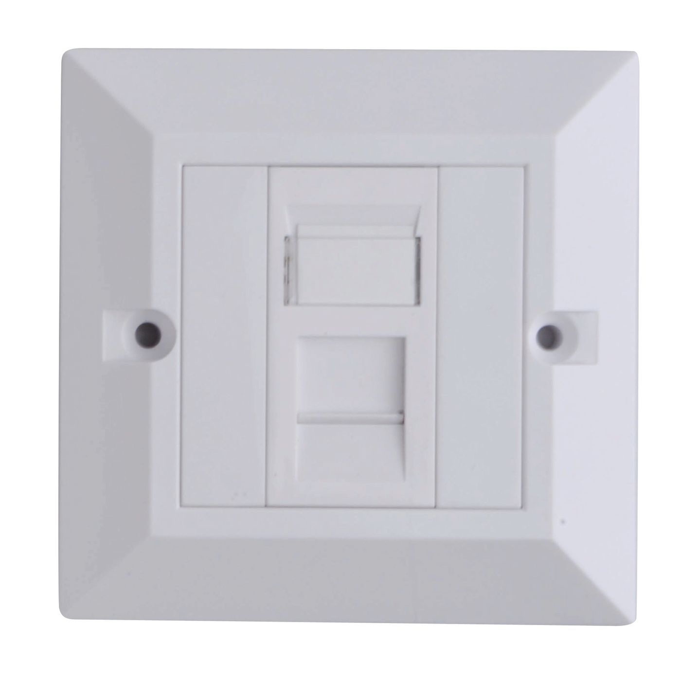Lanview Keystone-Modul RJ45 Cat6, Single Gang UK, 86×86×6 mm – weiss
