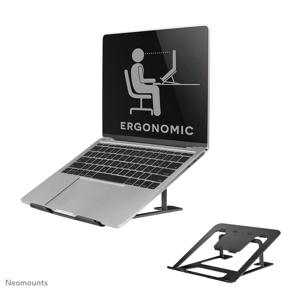 Neomounts Laptop-Ständer für iPad Pro 12,9" (4. Gen.) – bis 17", höhenverstellbar, bis 5 kg – Grau