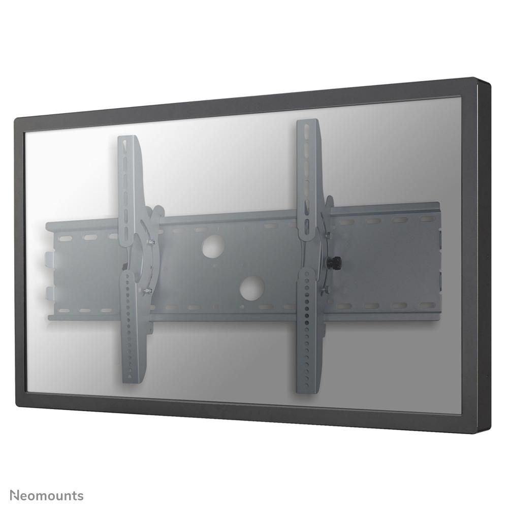 Neomounts PLASMA-W200 – Wandhalterung, neigbar, für 37–85″, VESA 200×200–865×480, bis 100 kg, silber