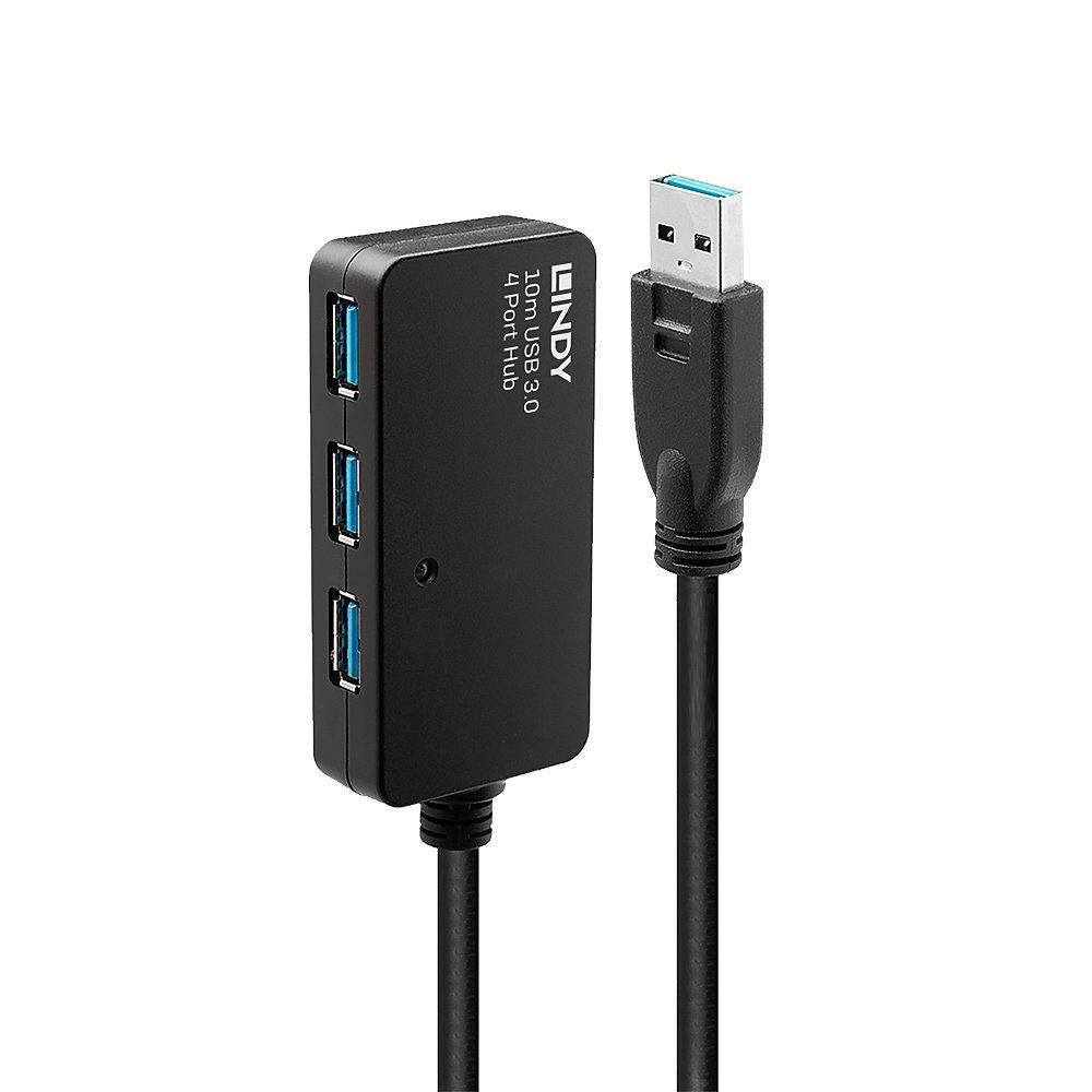 Lindy USB-Hub – USB 3.0, 4× USB-A