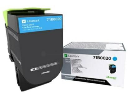 Lexmark 73B0020 Cyan Toner – Original – 15'000 Seiten – für Lexmark CS827de/CX827de