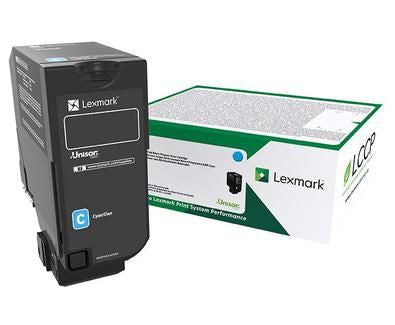 Lexmark Toner – cyan, 10000 Seiten