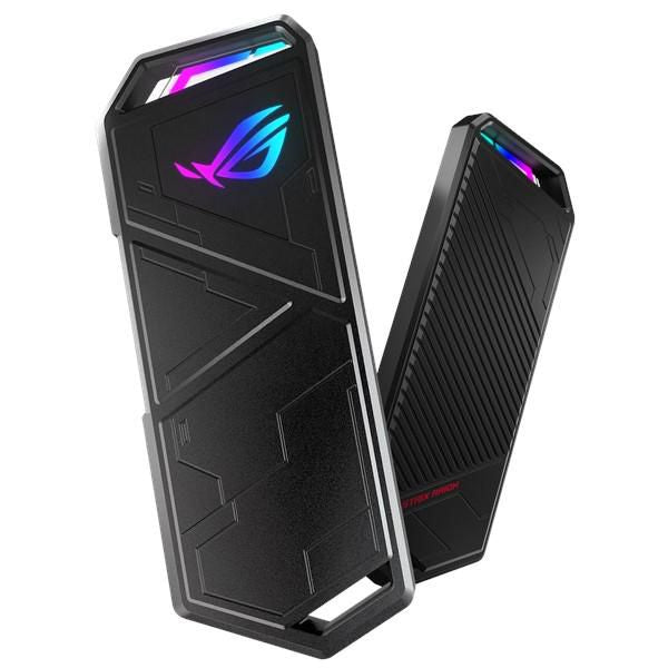 ASUS ROG Strix Arion – 1-Bay SSD-Gehäuse – USB 3,2 Gen 2 (10 Gbit/s), USB-C, für M.2 (PCI-Express, NVMe)