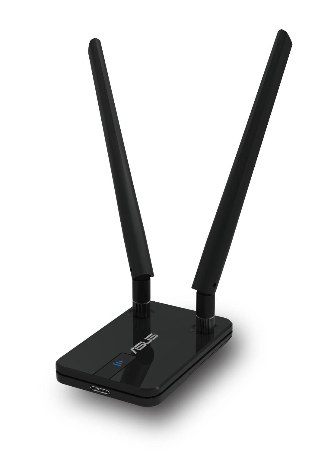ASUS USB-AC58 Mobiler Router – Wi-Fi 5 (802.11ac), Dual-Band 2,4/5 GHz – Schwarz