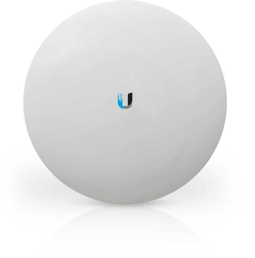 Ubiquiti NanoBeam 5AC Gen2 NBE-5AC-GEN2 – 5 GHz Funkbrücke, 2× GbE, PoE, bis 15,0 km, 450 Mbit/s, Weiss