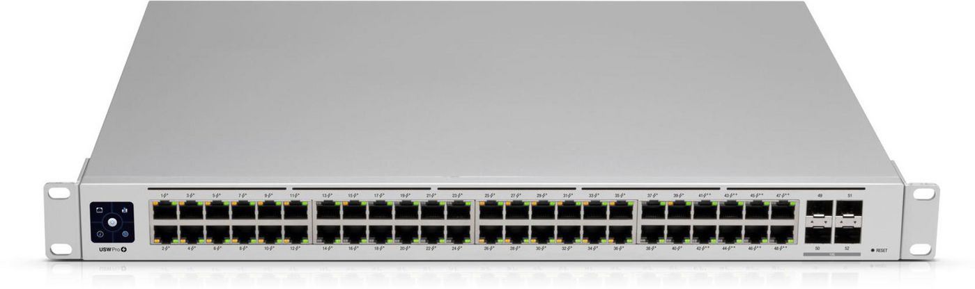 Ubiquiti UniFi USW-PRO-48 – Managed L2/L3 Switch – 48× 1G, 4× SFP+, 19", 1U