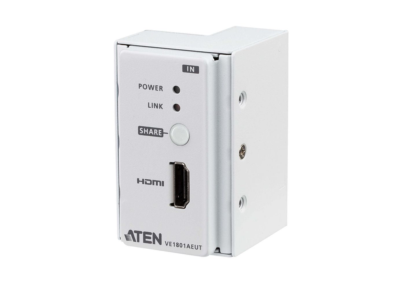 ATEN VE1801AEUT – HDBaseT HDMI Wandplatte (TX), 1× HDMI Eingang / 1× HDBaseT, 4K@60 Hz, 70 m, PoH, HDCP 2.2