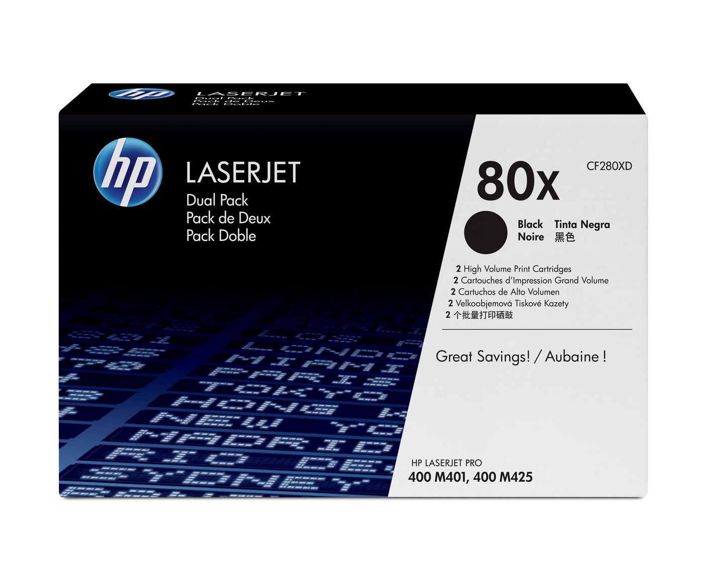 HP Toner 80X – schwarz, 6900 Seiten