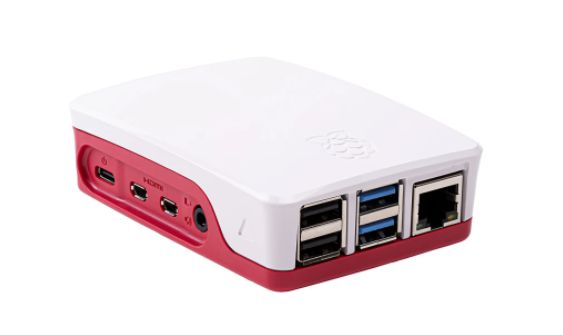 Raspberry Pi Hülle – 1876751, ABS, 71×89×26 mm, für Raspberry Pi, Rot/Weiss