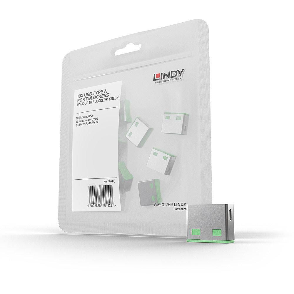 Lindy 10 USB Locks Zubehörtasche – Grün
