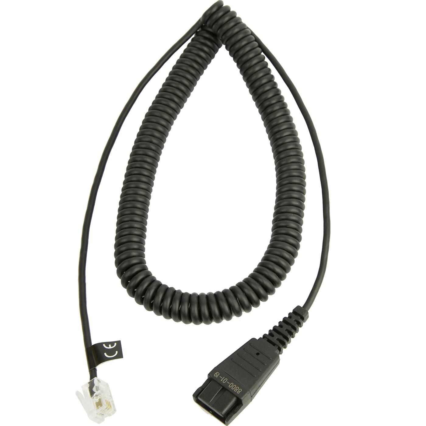 Jabra Headset-/Audio-Kabel & Adapter, Quick Disconnect (QD) zu RJ9, für Nortel-Geräte