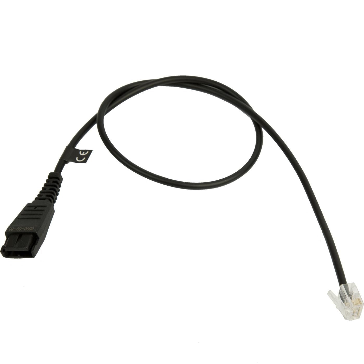 Jabra Kabel – QD-Kabel zu RJ45, gerade, 0,5 m für Agfeo ST40