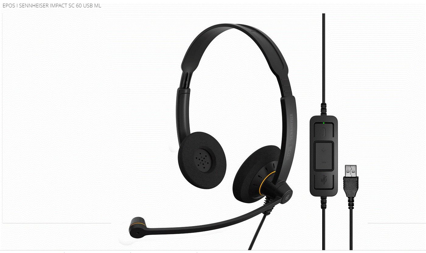 EPOS IMPACT SC 60 – Duo Headset – USB