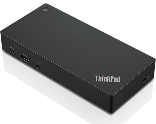 Lenovo FRU03X7609 Dockingstation – USB-A, 2× DP, 1× HDMI, 3,5 mm Audio
