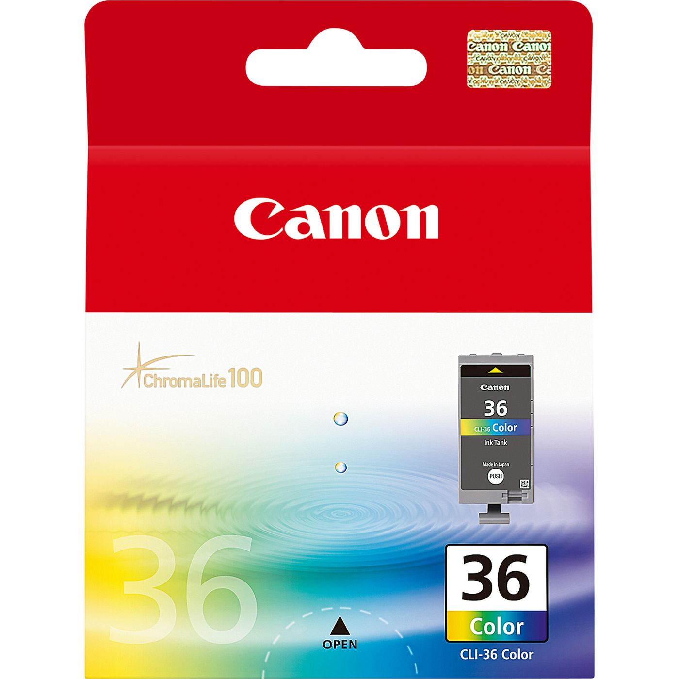 Canon Tintenpatrone CLI-36CO, Farbe, 249 Seiten – für Tintenstrahldrucker/Multifunktionsgeräte