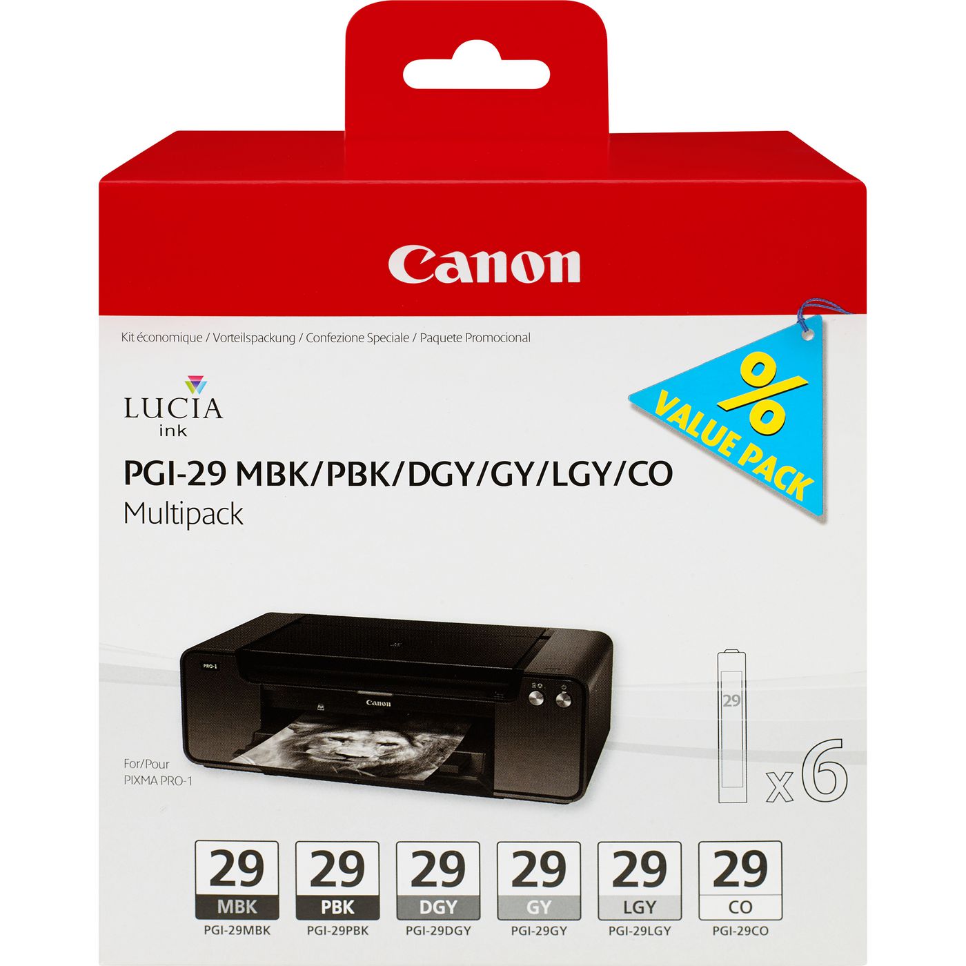 Canon Tintenpatronen-Multipack PGI-29