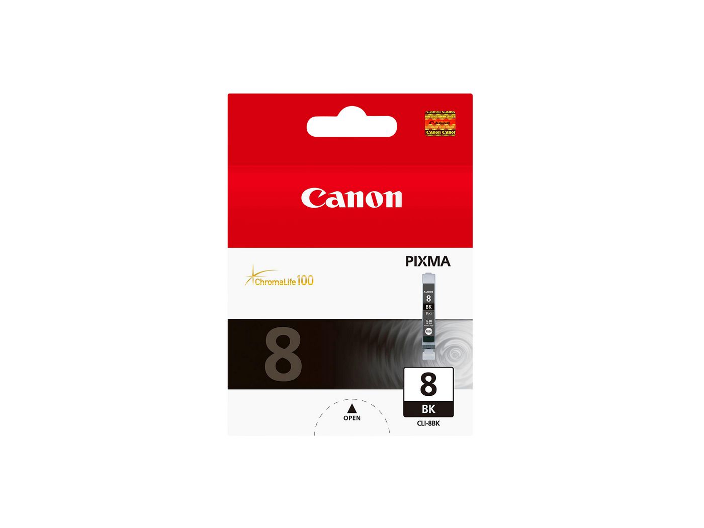 Canon Tintenpatrone CLI-8BK, Schwarz, 400 Seiten – für Tintenstrahldrucker und Multifunktionsgeräte