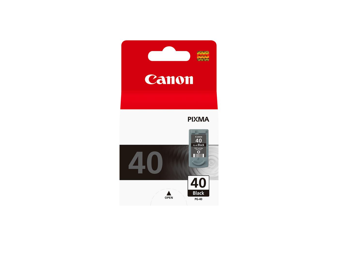 Canon Tintenpatrone PG-40BK, Schwarz – für Inkjetdrucker/Multifunktionsgeräte