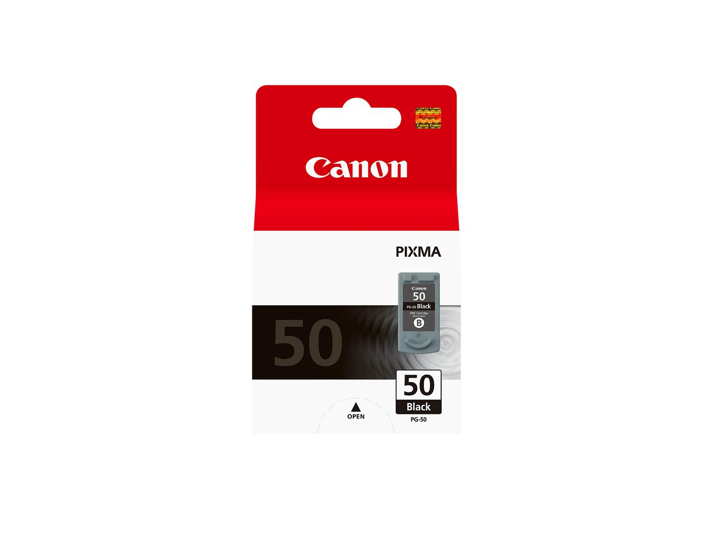 Canon Tintenpatrone PG-50BK, Schwarz, 510 Seiten – für Inkjetdrucker/Multifunktionsgeräte
