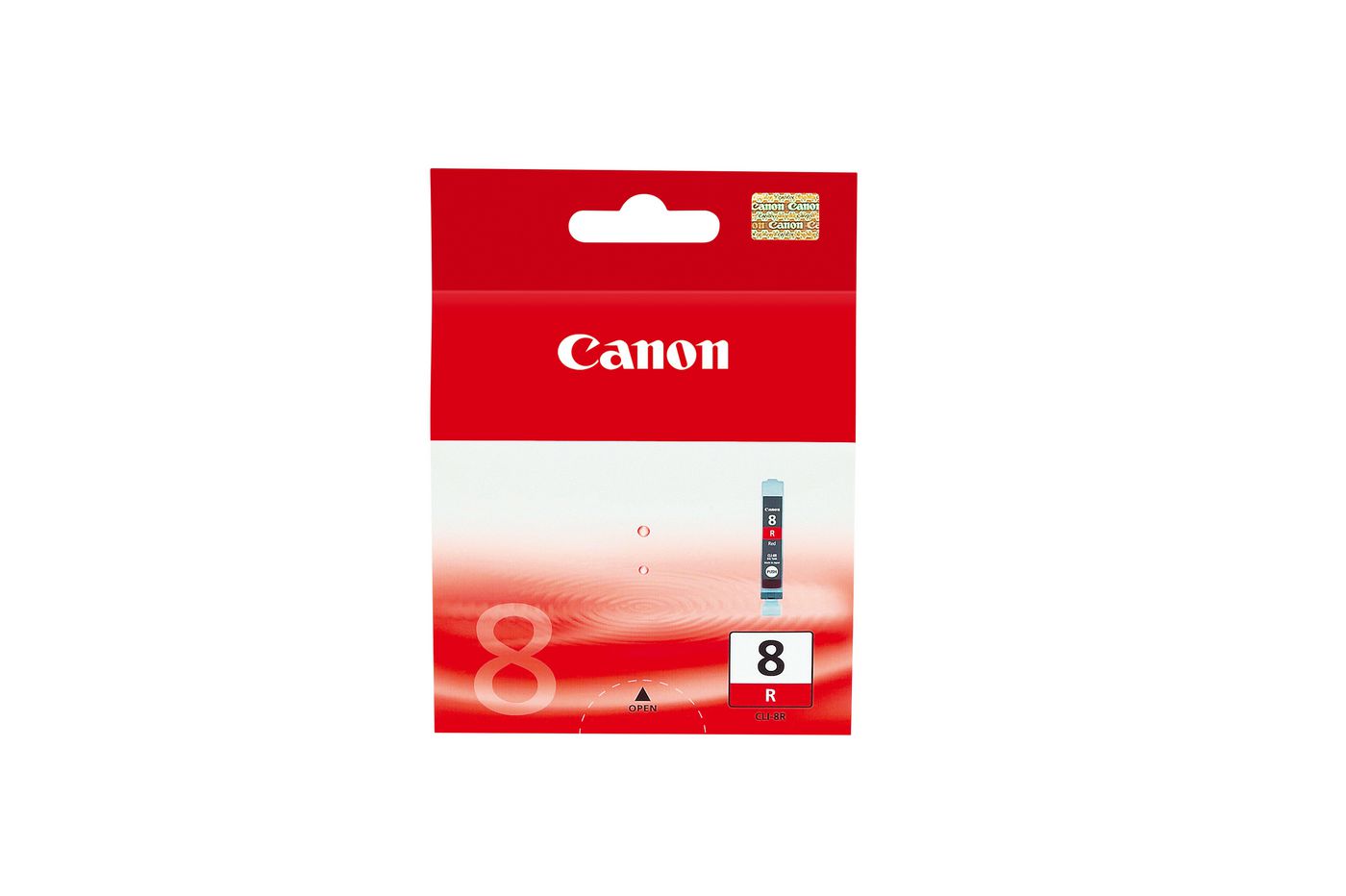 Canon Tintenpatrone CLI-8R, rot, 5'790 Seiten – für Tintenstrahldrucker und Multifunktionsgeräte
