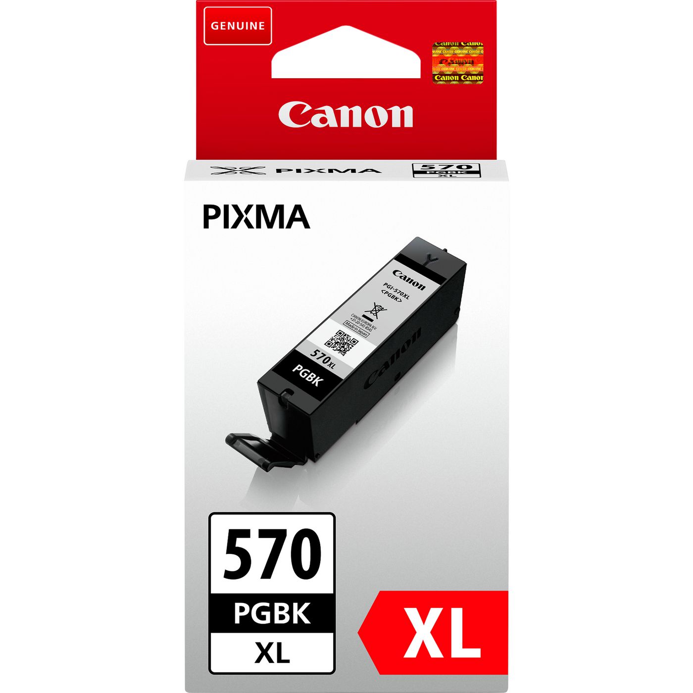 Canon Tintenpatrone PGI-570XL PGBK, Schwarz, XL, 500 Seiten – für Tintenstrahldrucker/Multifunktionsgeräte