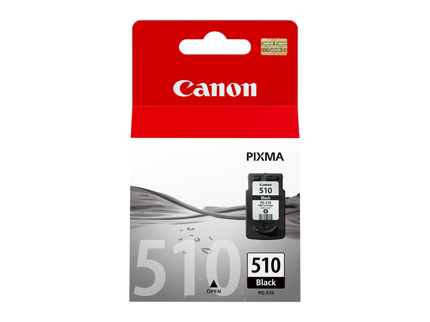 Canon Tintenpatrone PG-510BK, Schwarz, 220 Seiten