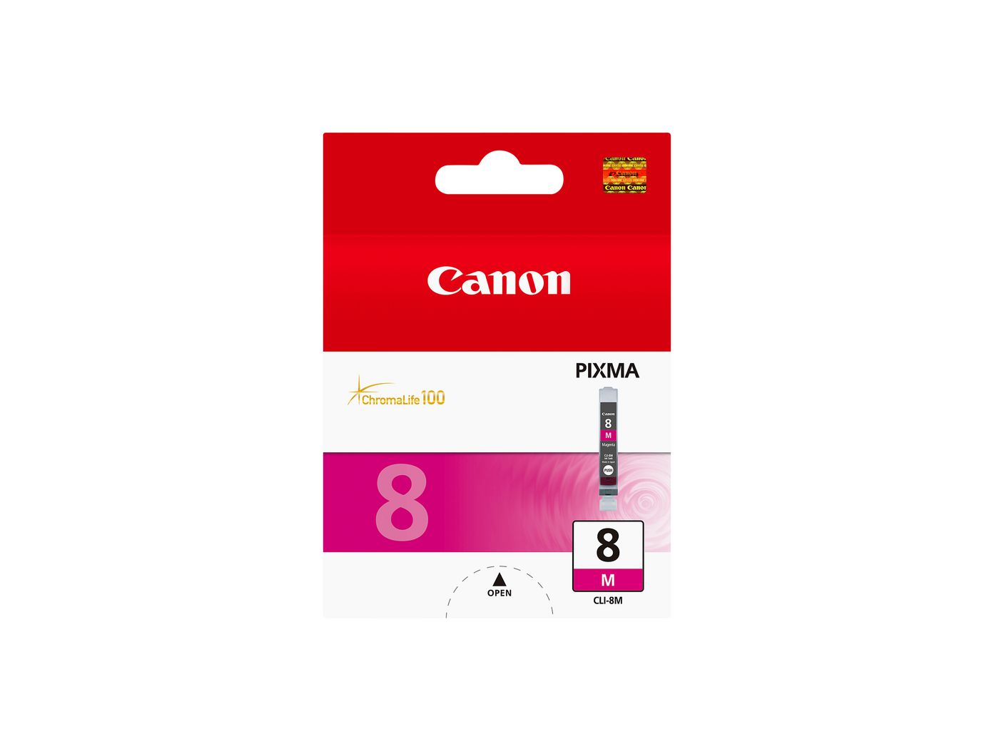 Canon Tintenpatrone CLI-8M, Magenta, 478 Seiten – für Canon-Modelle