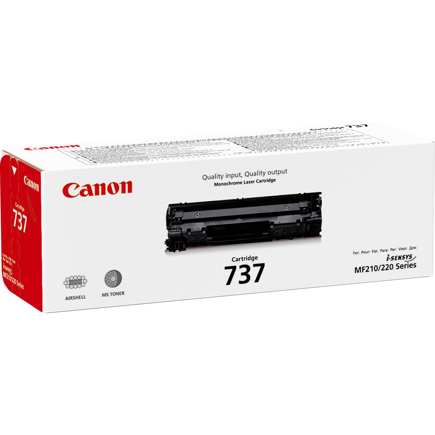 Canon Toner 737 – schwarz, 2400 Seiten