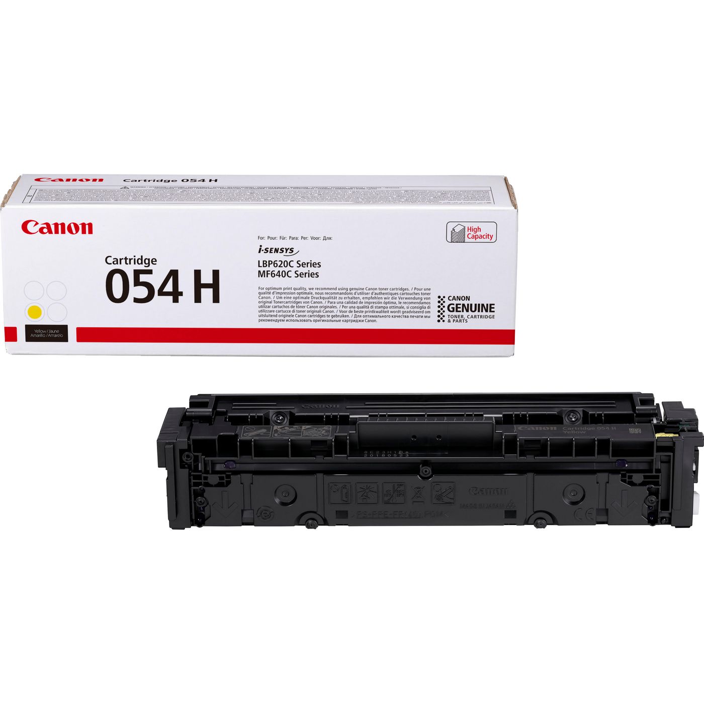 Canon Toner 054 H – gelb, 2300 Seiten