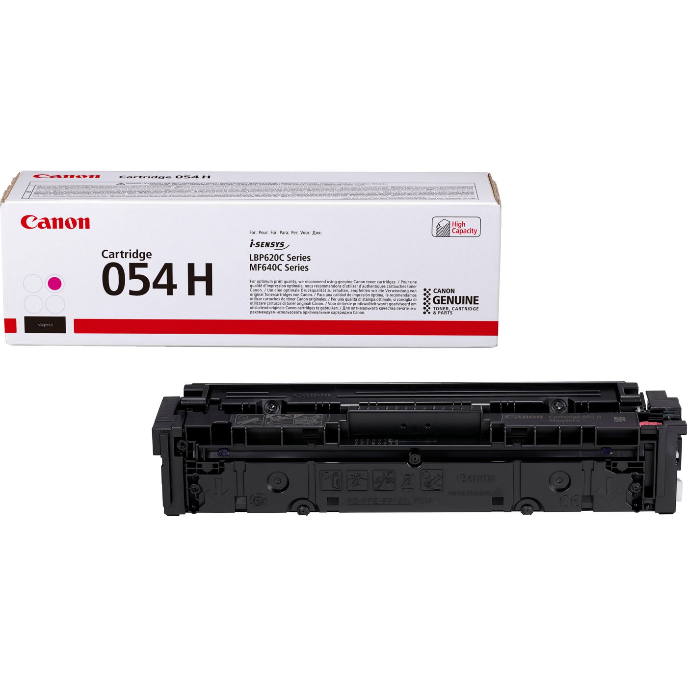 Canon 054 H Tonerkartusche mit hoher Ergiebigkeit, Magenta