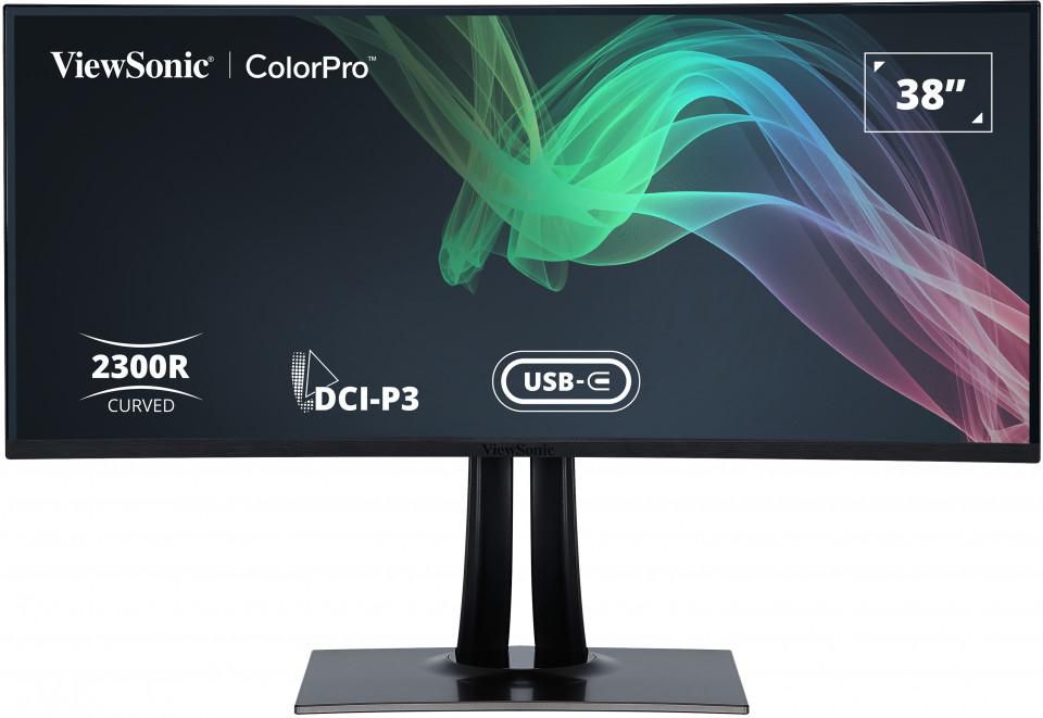 Viewsonic VP3881A – 38" Gebogener 2300R, 3840 × 1600 (UWQHD+), IPS, HDR10
