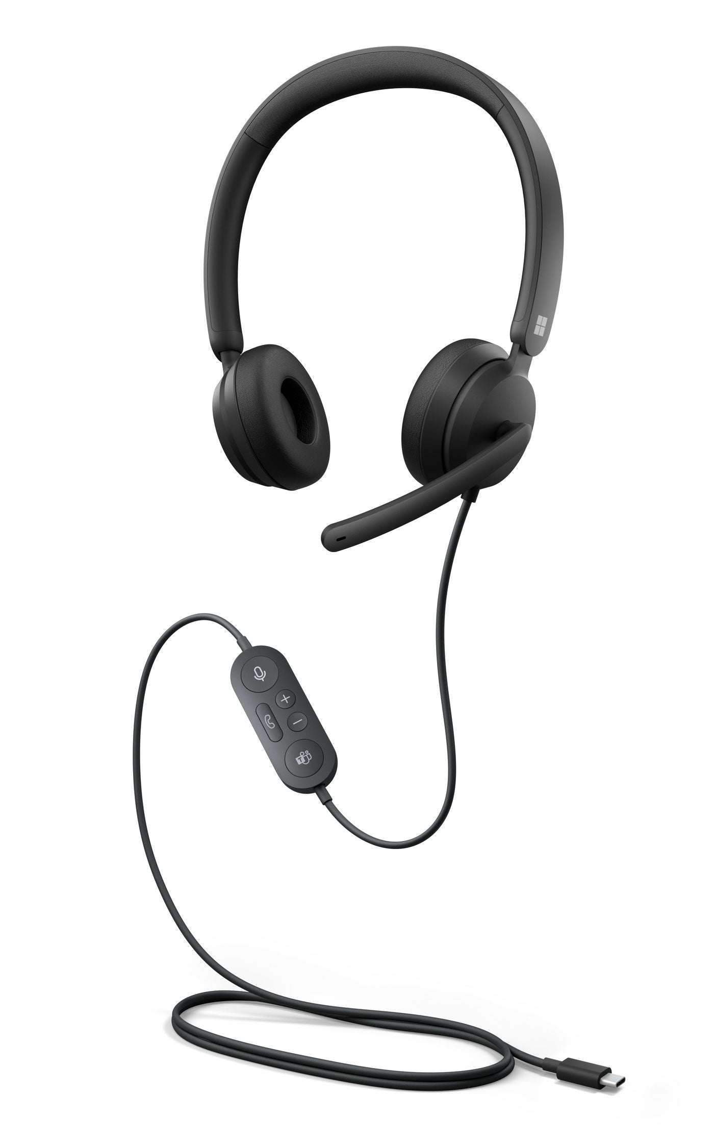Microsoft Modernes USB-C Headset Office-Headset – On-Ear, Stereo, USB-C, Schwarz