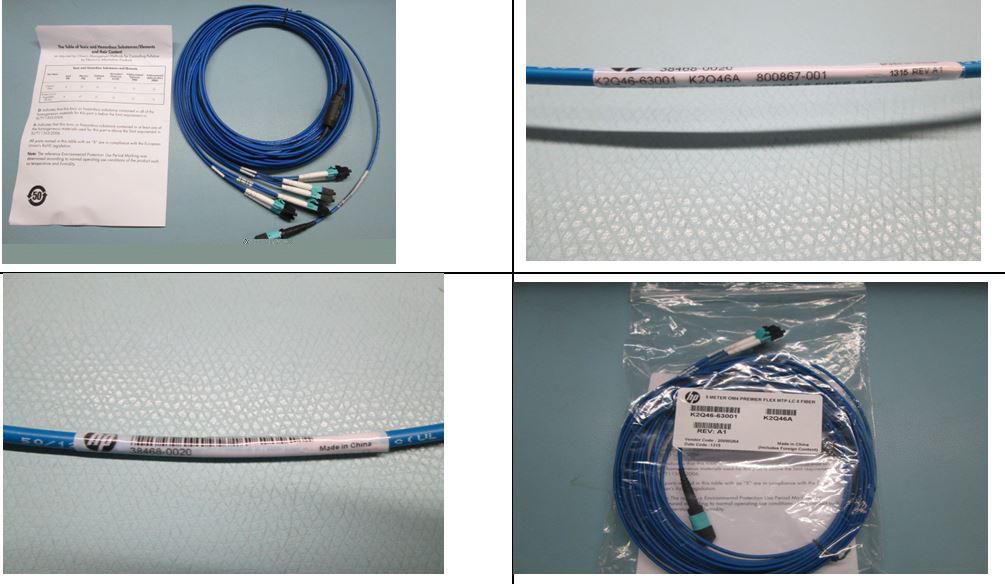 HPE LWL-Patchkabel – MPO–4× LC, 5 m