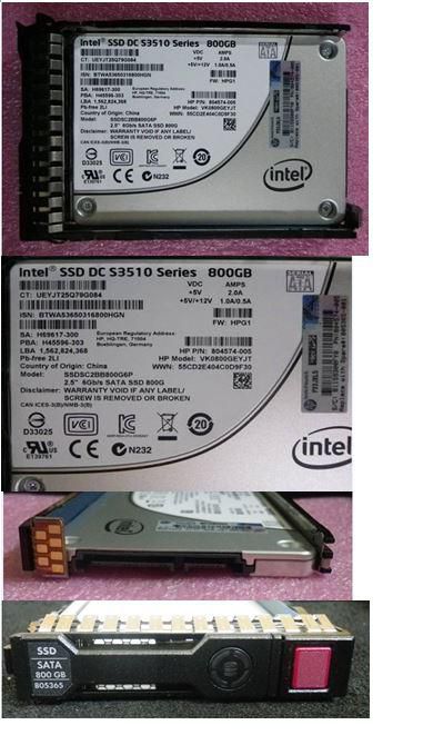 HPE DR SSD 800 GB 6G 2,5" SATA VE