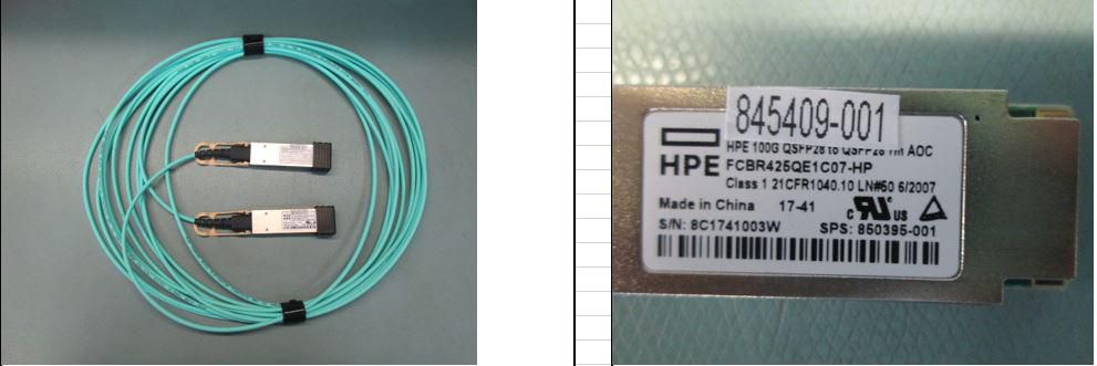 HPE QSFP28-QSFP28 DAC-Kabel – 100G, aktiv, 7 m