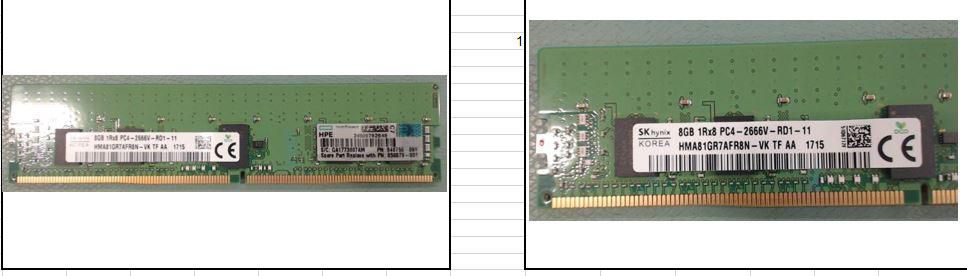 HPE 850879-001 – 8 GB DDR4 2666 MHz ECC Registered, 288-poliger DIMM