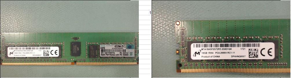 HPE 850880-001 – 16 GB DDR4 Registered, 2'666 MHz