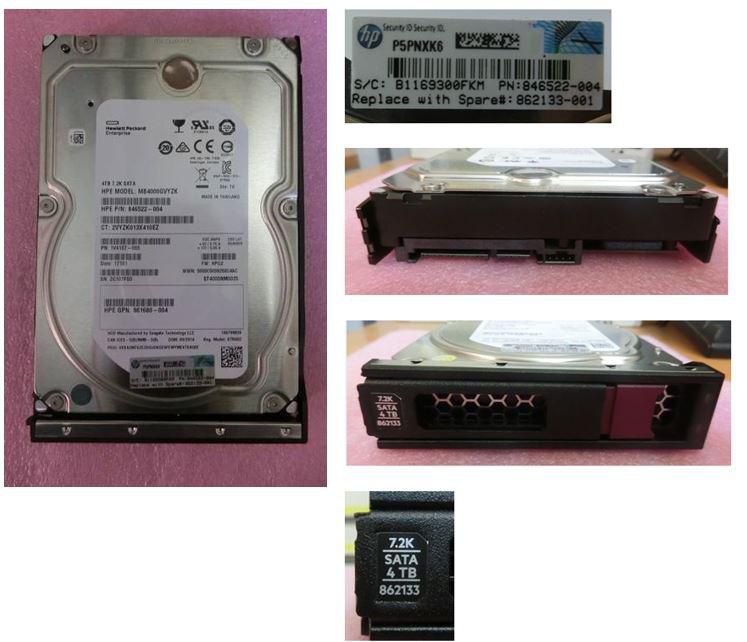 HPE Interne Festplatte – 4 TB, 3,5" / SATA / 7'200 U/min