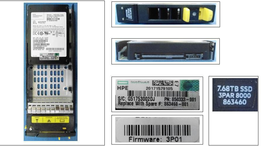 HPE SS8000 SM 7,68 TB – für 2,5" SSD, SAS