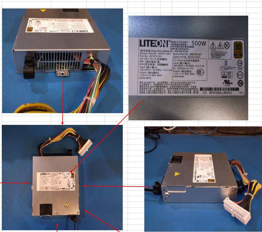 HPE Hewlett Packard Enterprise Netzteil – 500 W, 12 V