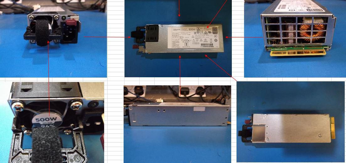 HPE Netzteil – 500 W