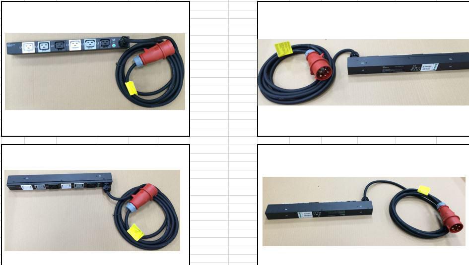 HPE Rack-PDU Basic, 11 kVA, 3-phasig, 6× diverse Steckdosen, 230 V, 1U