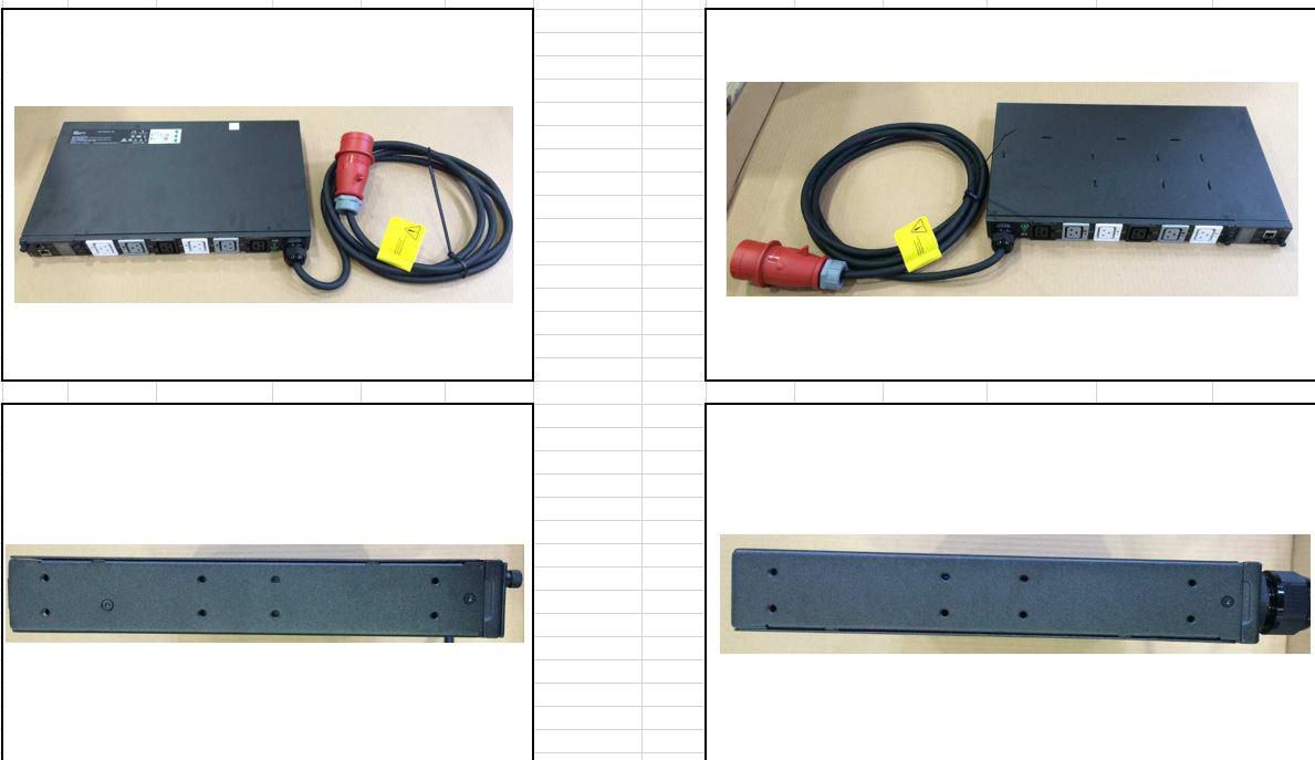 HPE Rack-PDU gemessen, 3-phasig, 6× internationale Steckdosen, 11 kVA, 230 V, 1U horizontal